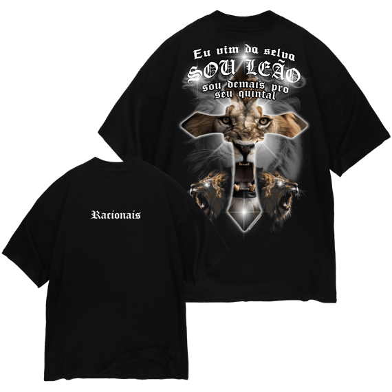 Camiseta Oversized - Eu vim da selva
