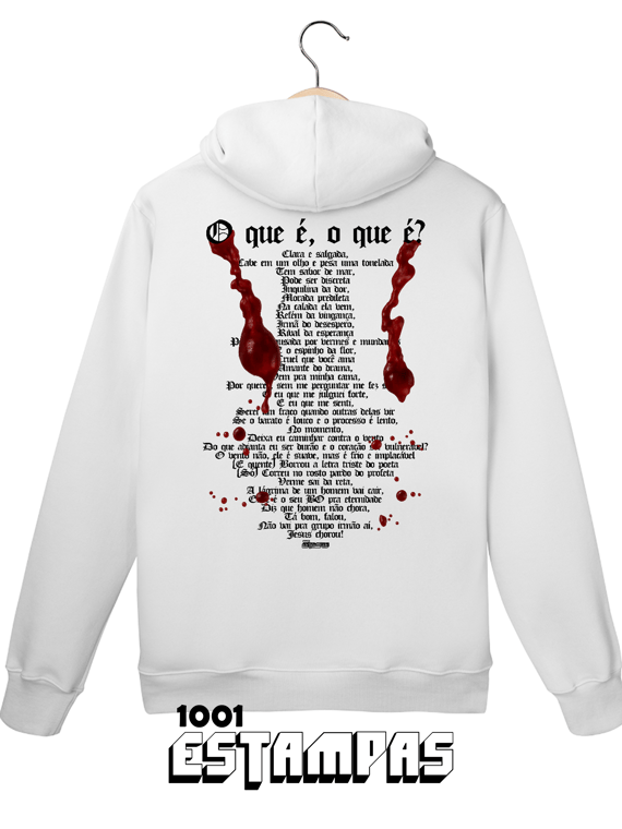 Moletom Premium - Jesus Chorou [hematidrose]