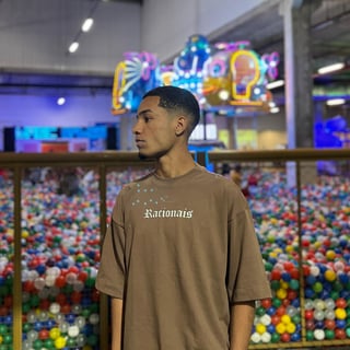 Nome do produto Camiseta Oversized - Fé em Deus