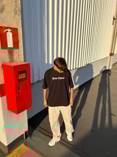Nome do produto Camiseta Oversized - Jesus Chorou