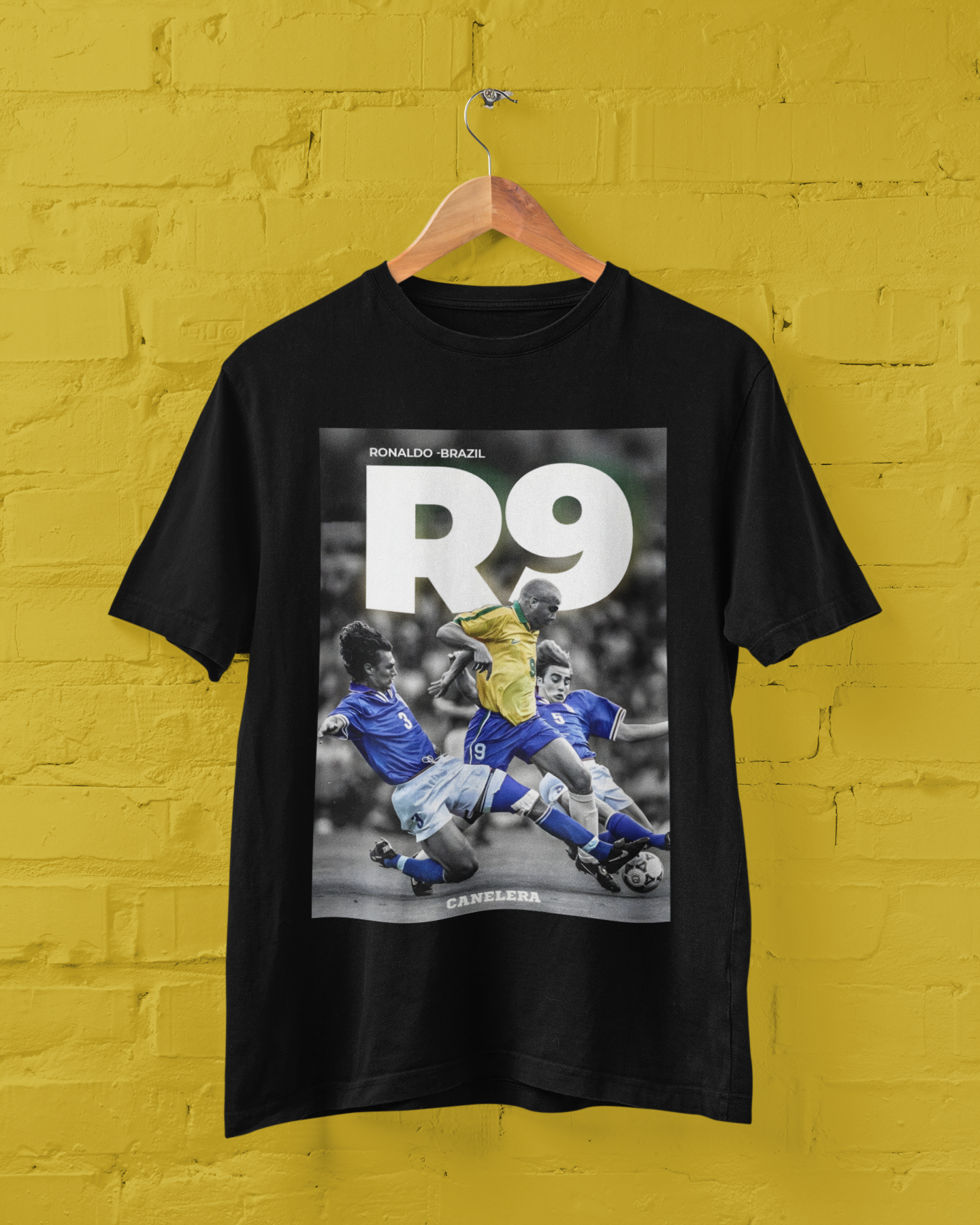 Camiseta Ronaldo Fenômeno vs Itália - Brasil 1997