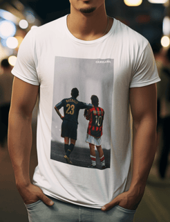 Nome do produto Camiseta Amizade em Milão - Inter vs Milan