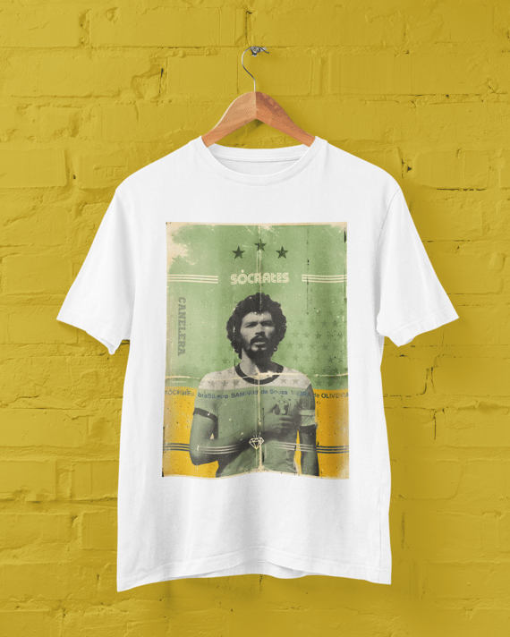 Camiseta Doutor Sócrates Brasileiro - Brasil 82