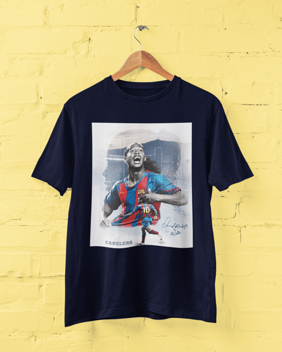 Camiseta Ronaldinho Bruxo - Barcelona