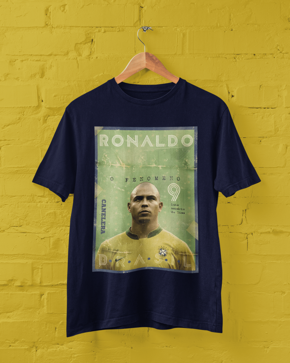 Nome do produto: Camiseta Ronaldo O Fenomeno - Brasil Copa 2006