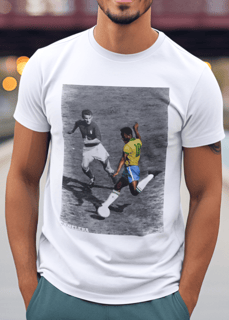 Nome do produto Camiseta Drible do Rei - Pelé 70