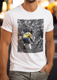 Nome do produto Camiseta Bota pra Dançar - Rei Pelé vs Itália 70