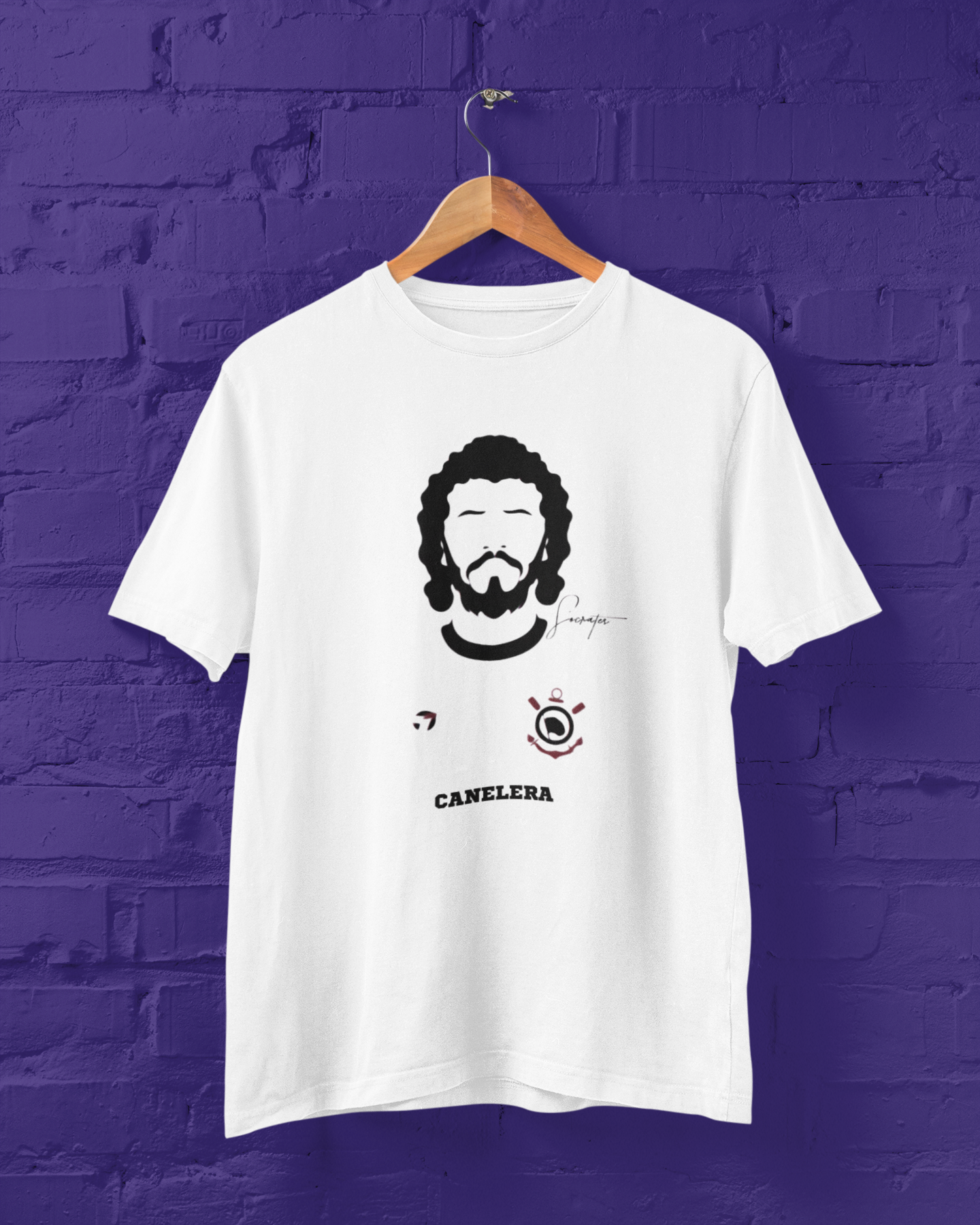 Camiseta Doutor Sócrates - Democracia Corintiana