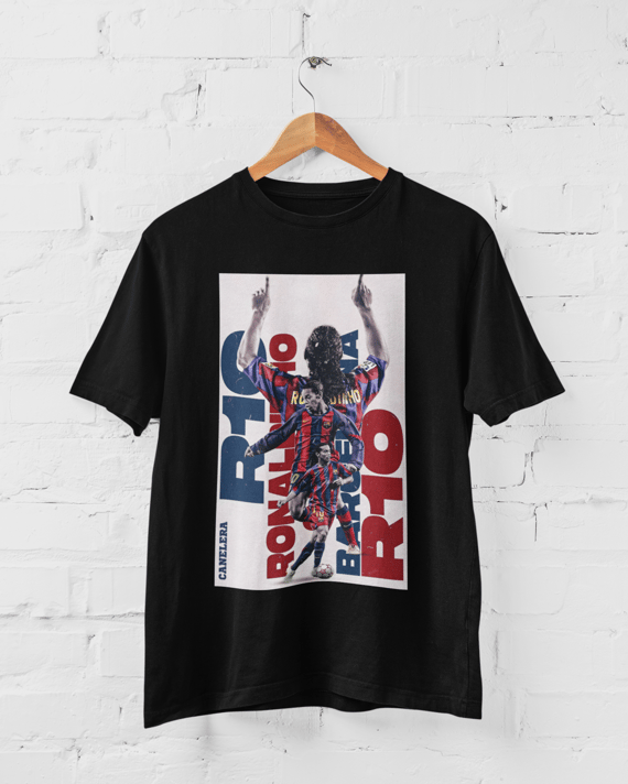 Camiseta Ronaldinho Gaucho R10 - Barcelona