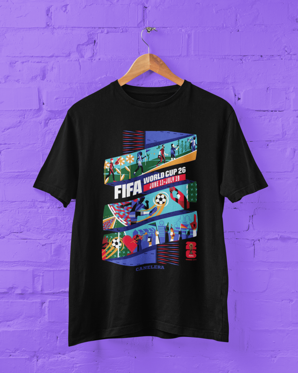 Nome do produto: Camiseta Copa do Mundo FIFA 2026 - Poster Sede Kansas City USA