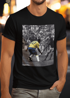 Nome do produto Camiseta Bota pra Dançar - Rei Pelé vs Itália 70