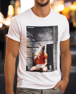 Nome do produto Camiseta Cruyff no Aquecimento - Holanda 74