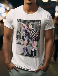 Nome do produto Camiseta Jogo Baixo - Vinnie Jones vs Paul Gascoigne