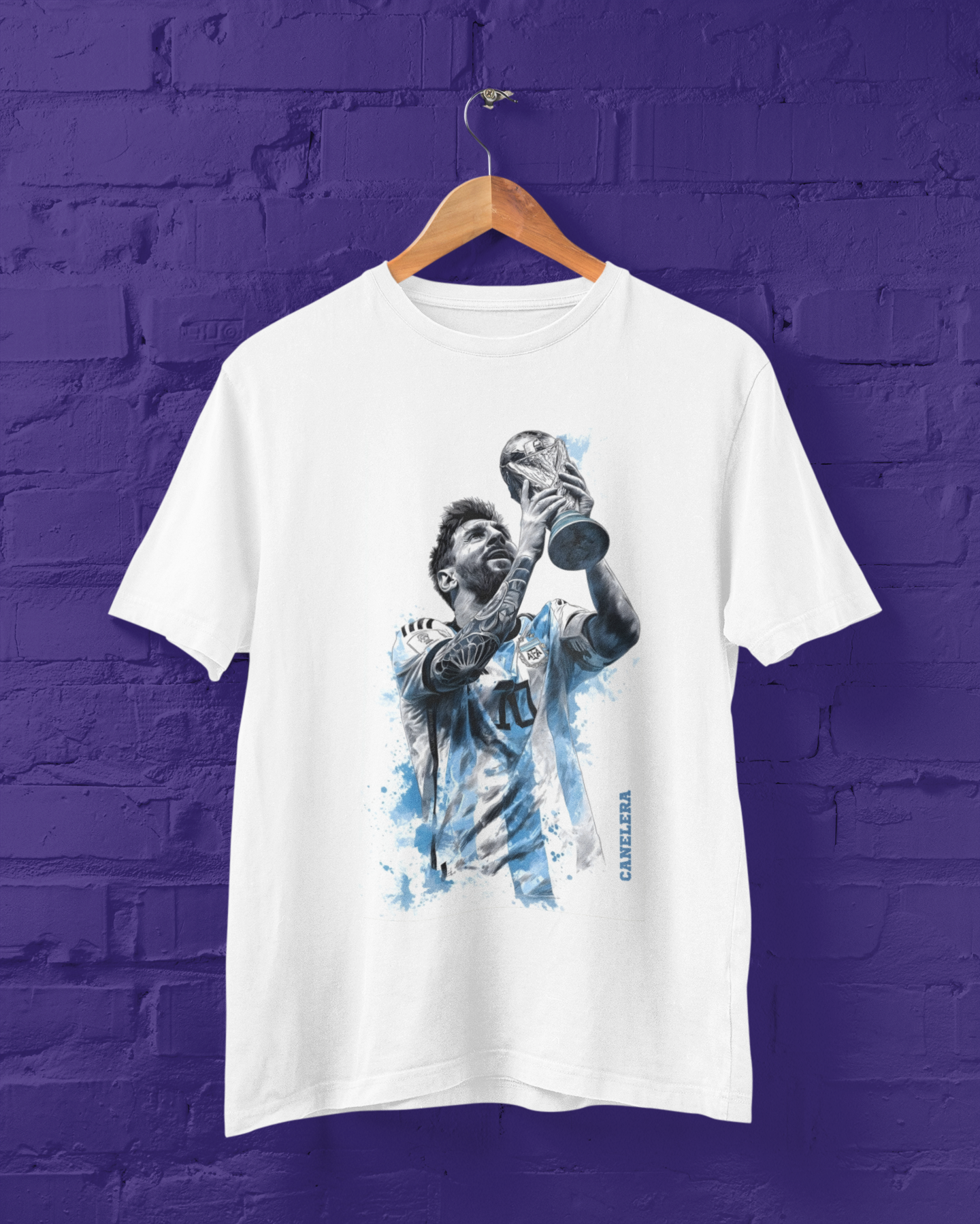 Camiseta Messi Copa do Mundo FIFA 2022