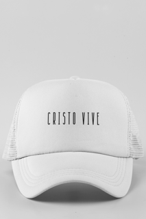 Nome do produto Boné: Cristo Vive Branco
