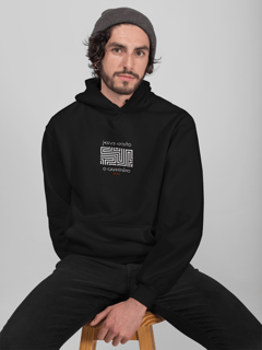 Nome do produto Moletom Canguru: Jesus Cristo O Caminho Preto