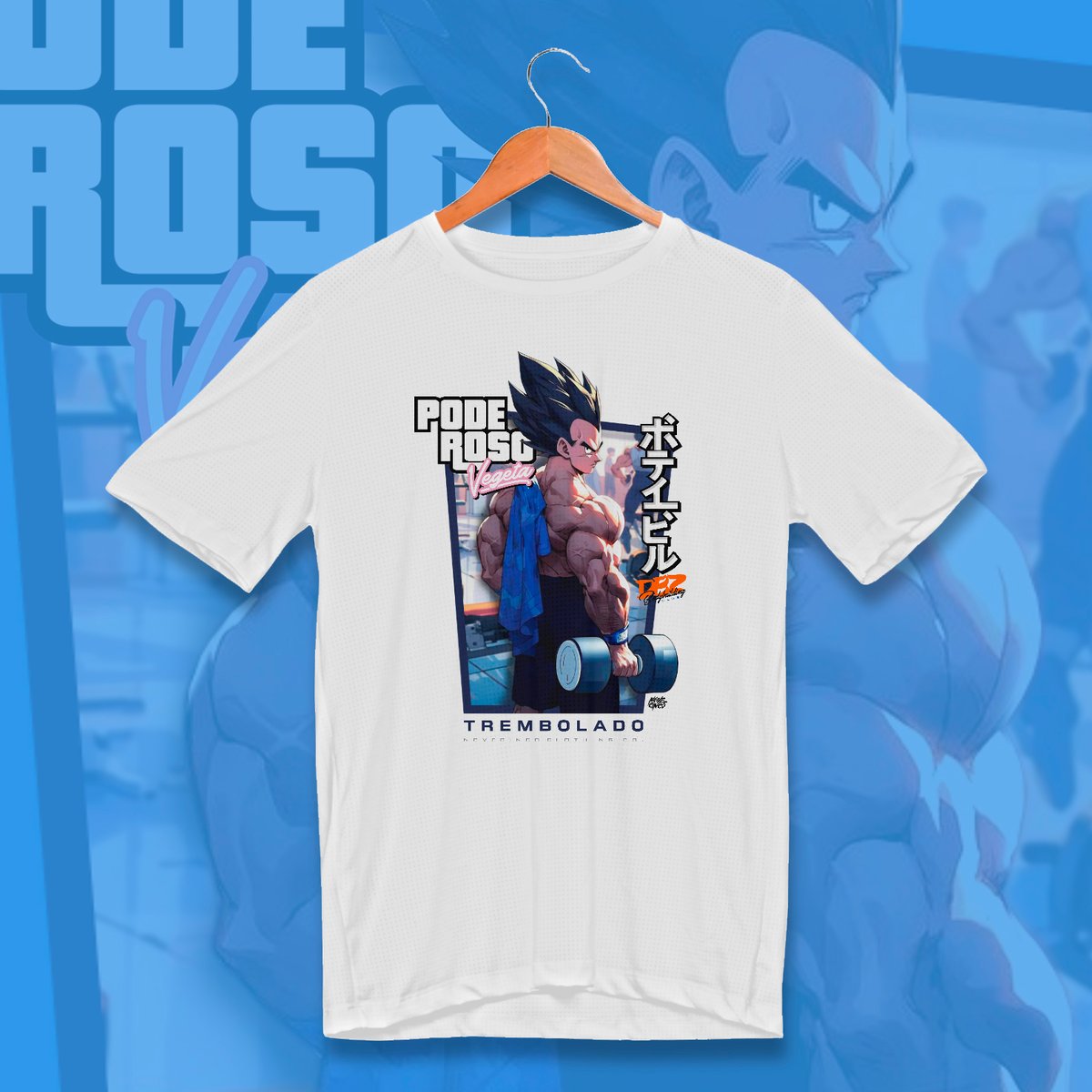 Nome do produto: Vegeta Trembolado - Masc. (Dry Fit)