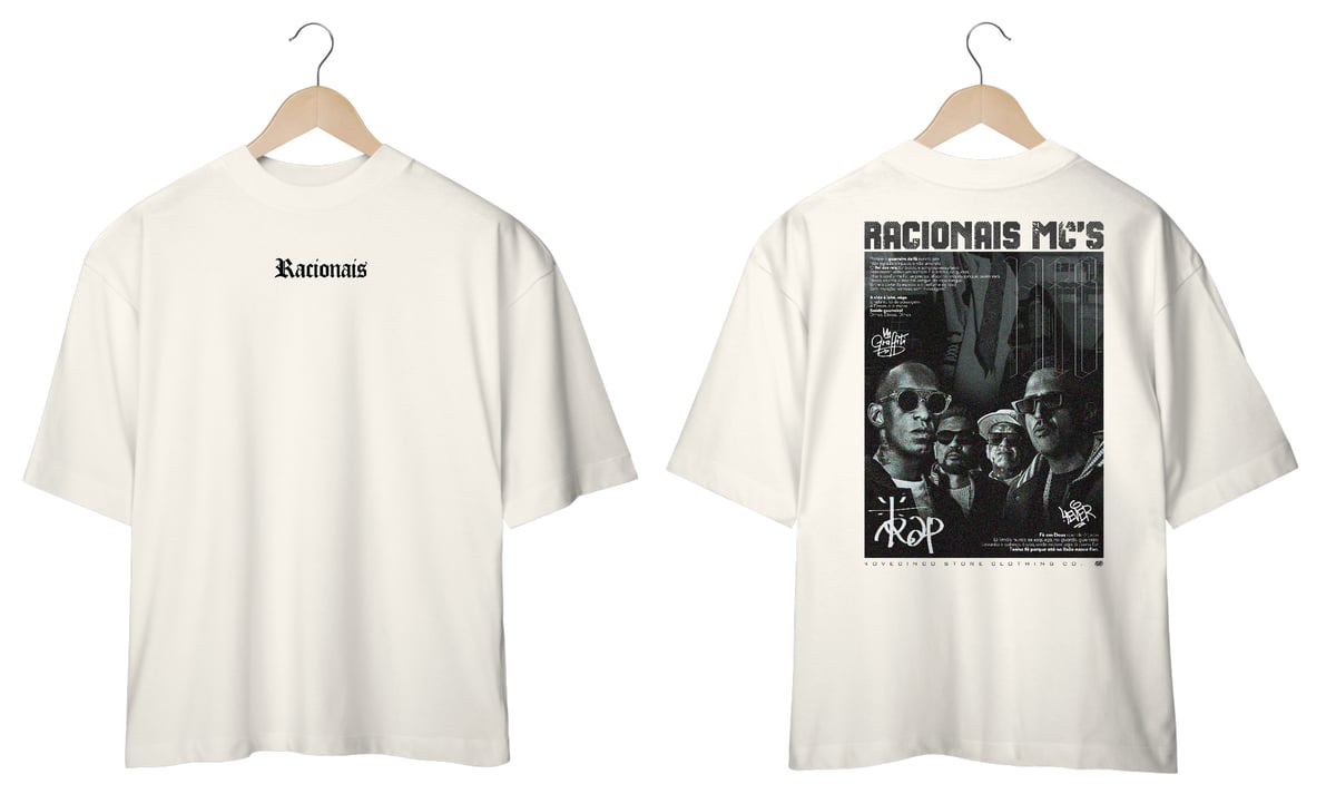 Nome do produto: Racionais Mc\'s - Oversized