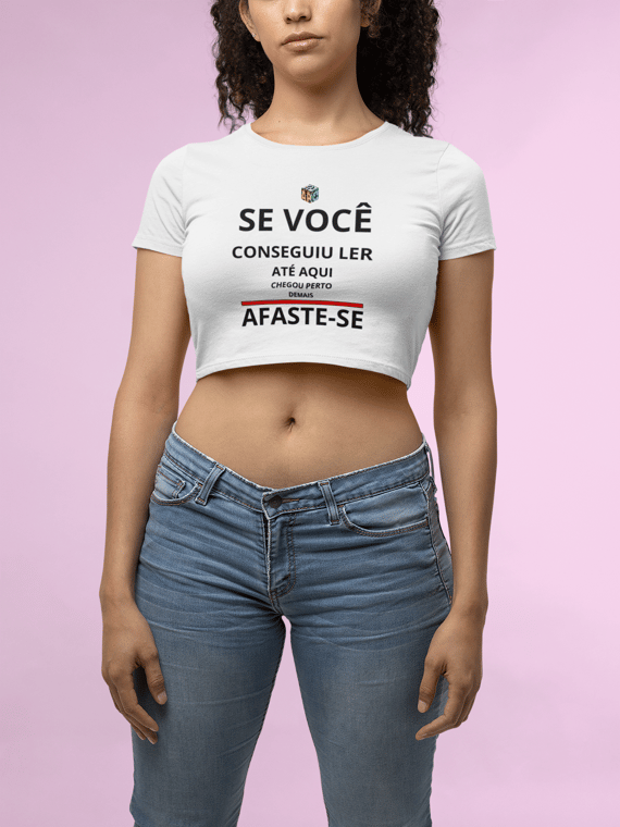Cropped feminino