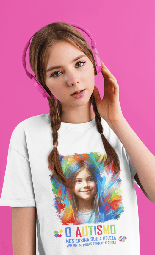 Infantil 10 a 14 anos - O autismo nos ensina que a beleza vem em infinitas formas e cores (linha quality)