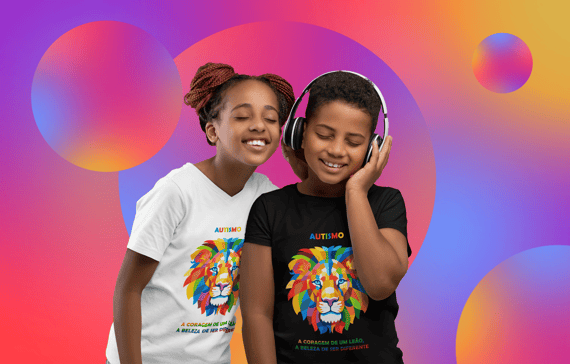 Infantil 2 a 8 anos - Autismo - A coragem de um leão, a beleza de ser diferente (linha quality)