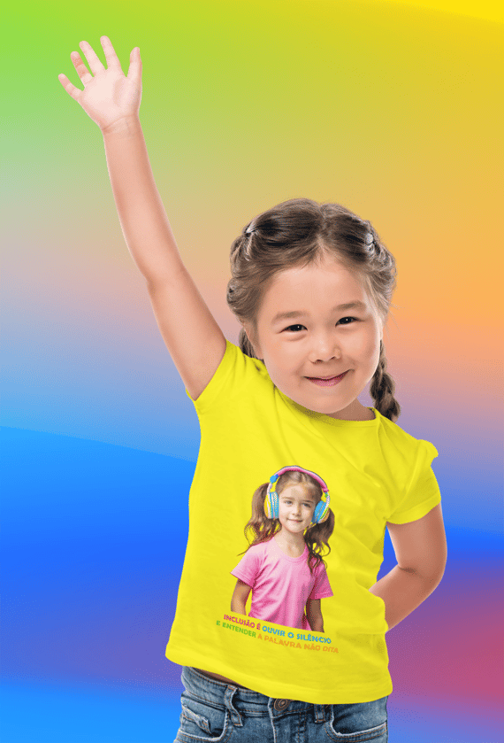 Infantil 2 a 8 anos - Inclusão é ouvir o silêncio e entender a palavra não dita (linha quality)