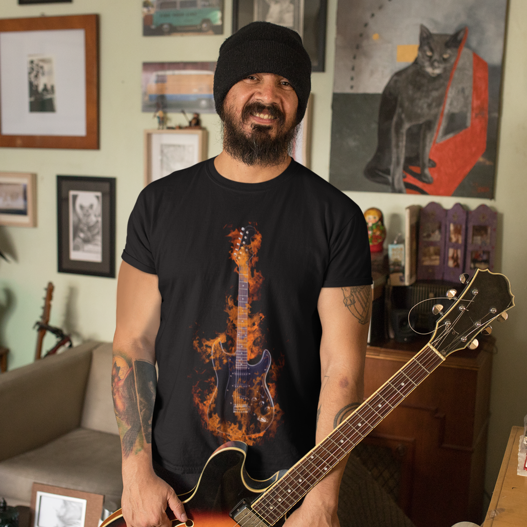 Nome do produto: Flaming Guitar 01