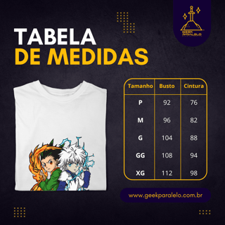 Nome do produto Kaos Gon X Killua