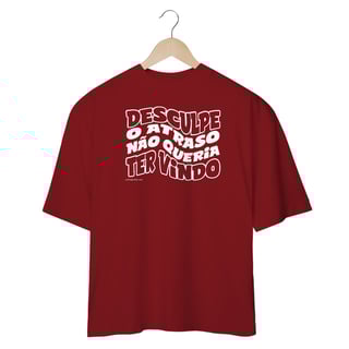 Nome do produto Oversized Desculpe o atraso