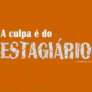 Nome do produto Feminina A culpa é do estagiário