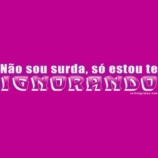 Nome do produto Baby Long Não sou Surda
