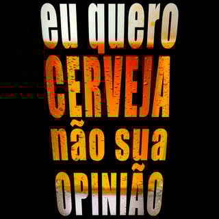 Nome do produto Camisa Eu quero cerveja