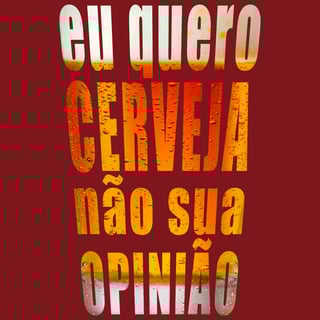 Nome do produto Oversized Eu quero cerveja