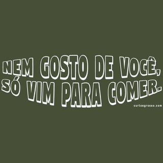 Nome do produto Oversized Nem gosto de você