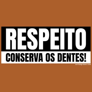 Nome do produto Moletom Respeito conserva os dentes