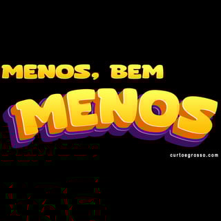 Nome do produto Oversized Menos, bem menos
