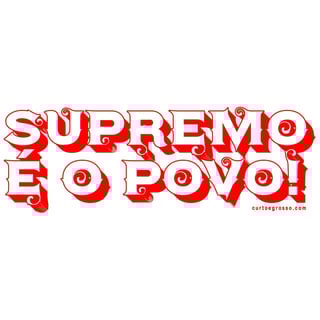 Nome do produto Caneca Supremo é o povo