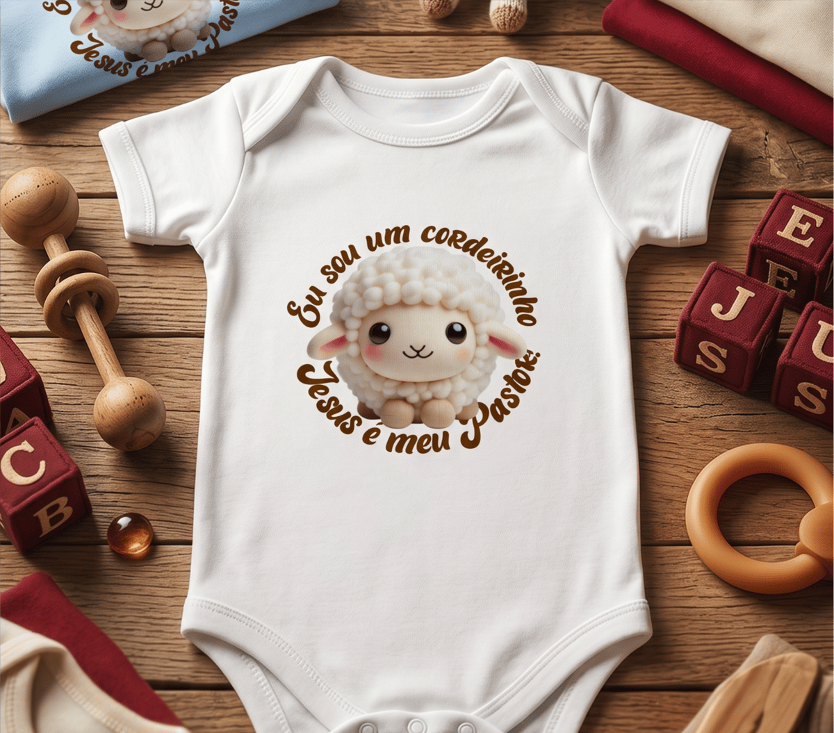 Nome do produto: Body Eu sou um Cordeirinho