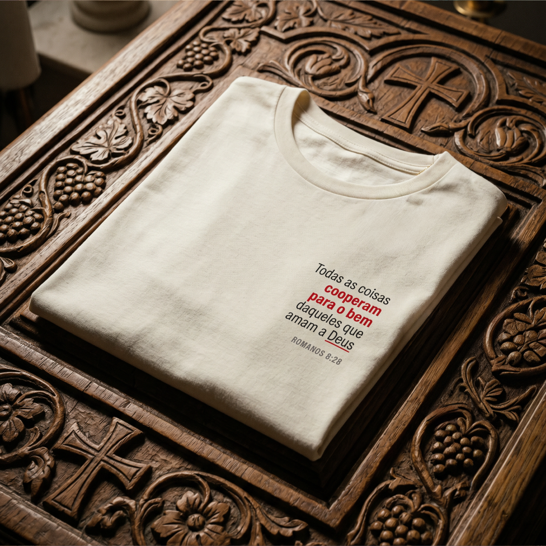Nome do produto: T-Shirt Romanos 8:28