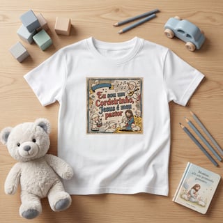 Camiseta Infantil Eu sou um Cordeirinho