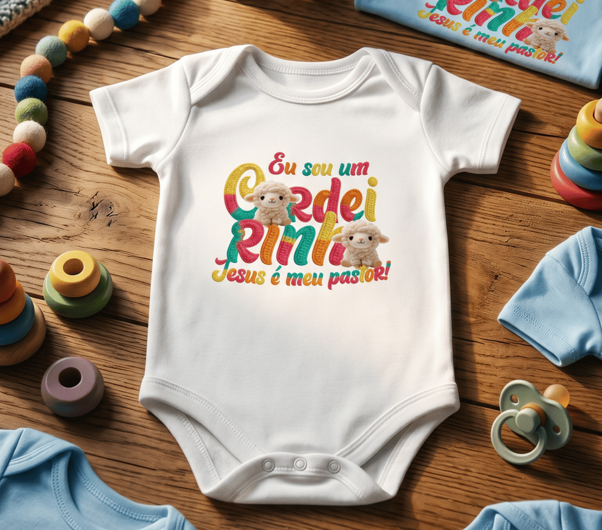 Nome do produto: Body Eu sou um Cordeirinho