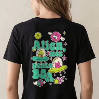 T-Shirt Alien mas gente boa
