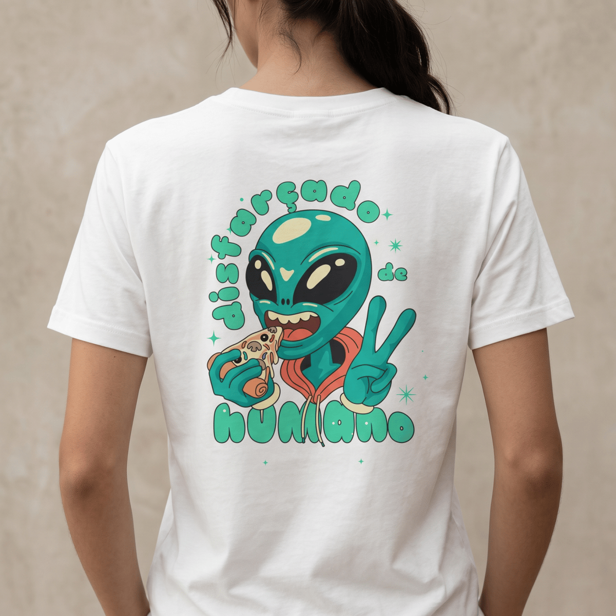 Nome do produto: T-Shirt Disfarçado de humano