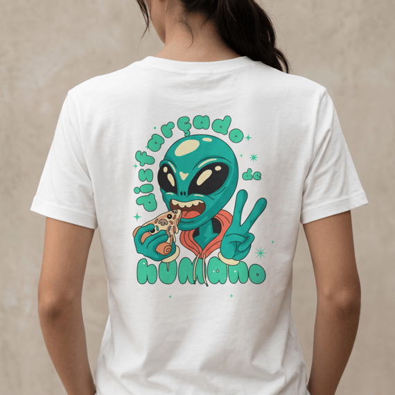 T-Shirt Disfarçado de humano