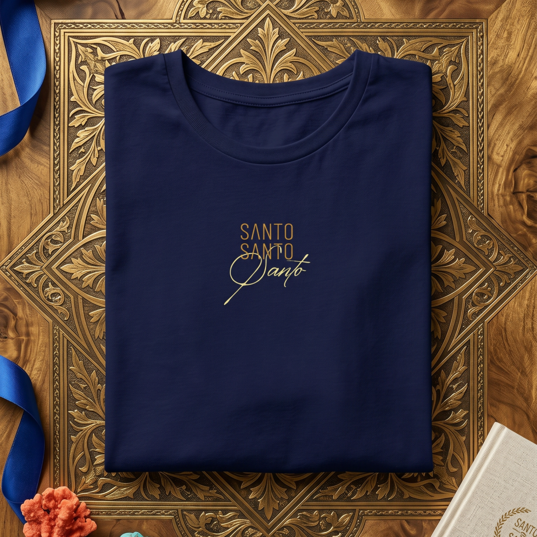 Nome do produto: T-Shirt 3x Santo 
