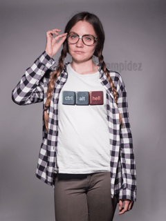 Nome do produtoCamiseta Classic Ctrl Alt Hell