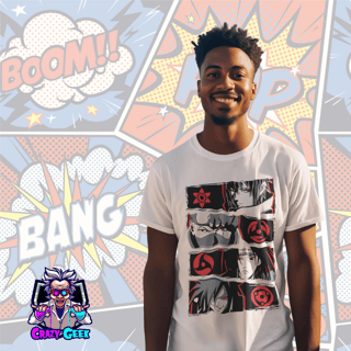 Nome do produto Camisa 4 Sharingan - Naruto 