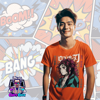 Nome do produto Camisa Tanjiro Kamado  - Demon Slayer