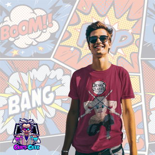 Nome do produto Camisa Inosuke Hashibira - Demon Slayer 