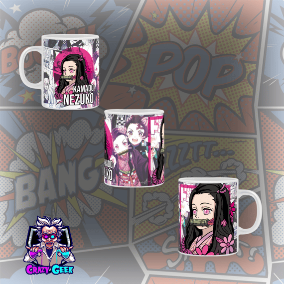Caneca Nezuko Kamado - Demon Slayer 